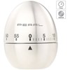 PEARL Kitchen Alarm Clock: Stainless Steel Egg Timer, 60 Minute