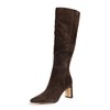 Sam Edelman Sylvia Knee High Boot Chocolate Brown 7 Medium