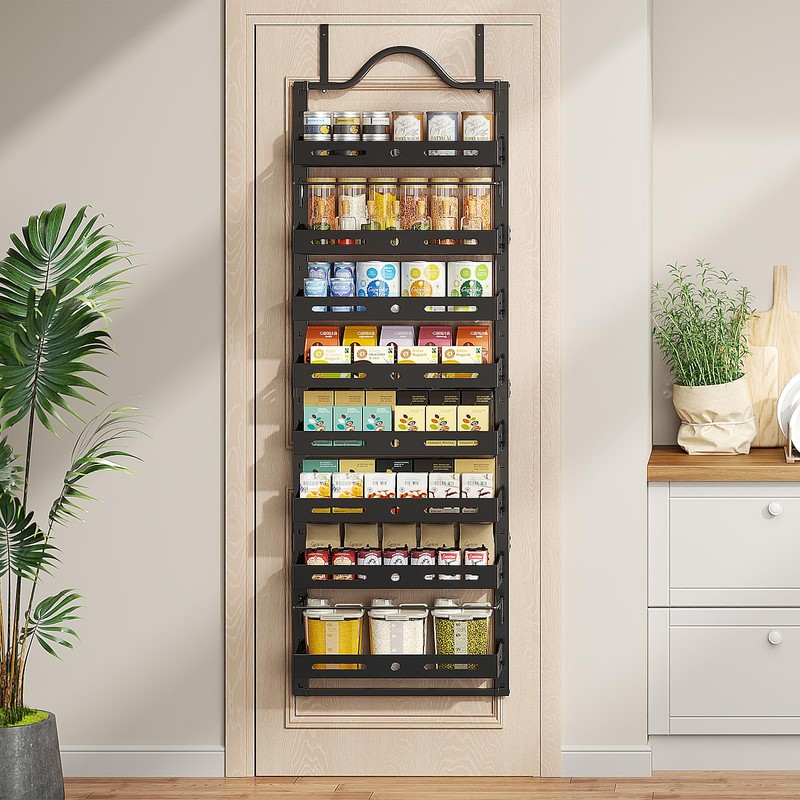 8-Tier Over The Door Pantry Organizer, Large 2 IN 1