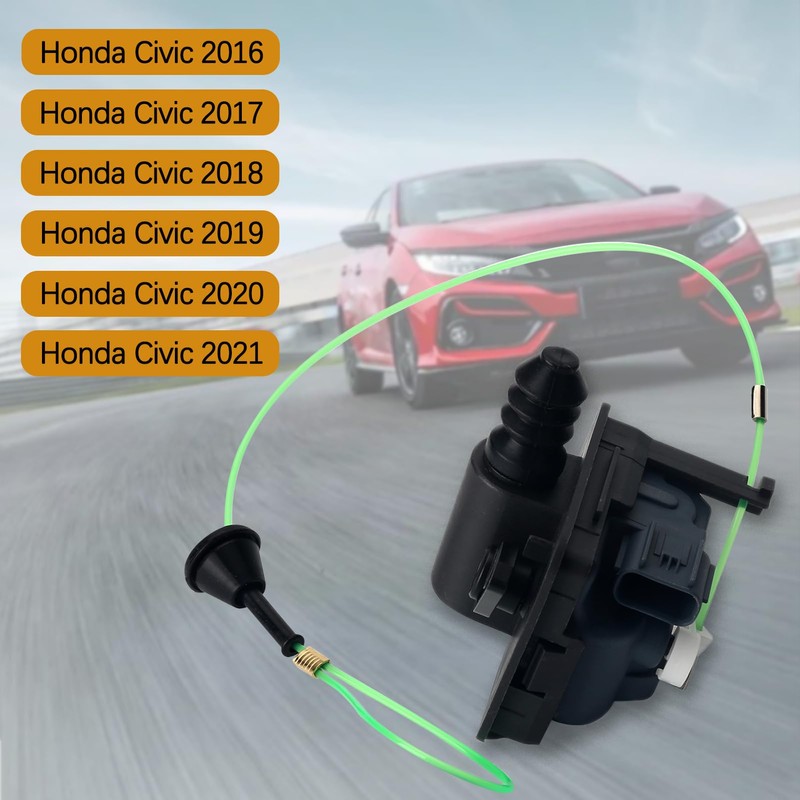 Fuel Door Lid Actuator Assembly Kit Compatible with Honda Civic