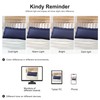 PiccoCasa Brushed Ruffle Pillowcases Soft Breathable Pillow Cases with Envelope