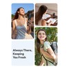 Aecooly Slim Portable Fan 2 Pack, Thin Handheld Fan, USB