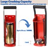 MinliGUY Aluminum Can Crusher, Heavy Duty Can Crusher Wall Mounted,