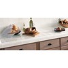 Daltile Semi-Gloss Wall Tile 4-1/4 x 4-1/4 White 0100 (1pc