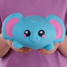 Smooshzees Snugzees, Luna, Blue Elephant, Collectable Characters, Supersoft, Cuddly and Squishy!