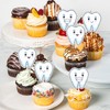 Teeth Cupcake Toppers, First Tooth Party Decor -Tooth Fairy Day