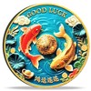 Koi Fish Lucky Coin - Symbol of Prosperity & Fortune,