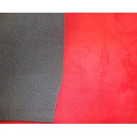 LUVFABRICS Headliner Luxury Suede Fabric with Foam Backing for DIY Projects Automotive Furniture Upholstery Arts and Crafts Door Panels & More! (Crimson)