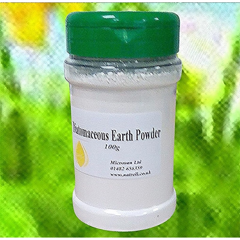 Diatomaceous Earth Powder in 100g shaker pot