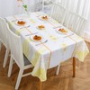 137*180cm Yellow PVC TableCloth Party Wipeable Table Cloth Rectangular,Easter Egg