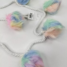 Hobby Lobby Faux Fur Pastel Colors Pom Pom Rope Garland 72 Inch