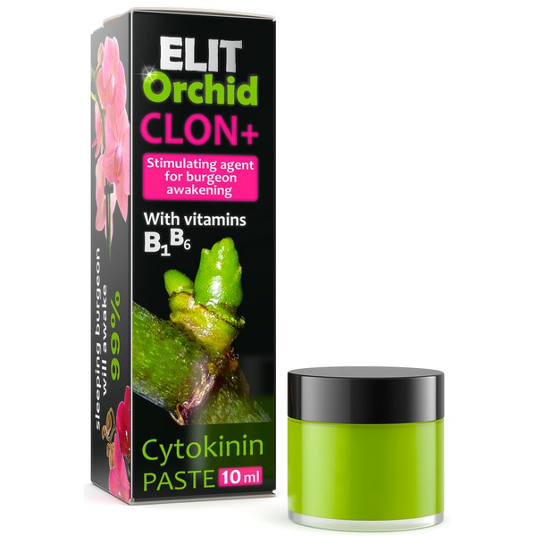 ELIT Orchid CLON+ Cytokinin Keiki Cloning Paste for Burgeon Awakening - Bloom Booster with Vitamins B1 and B6 (10 ml)