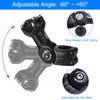 Tunejoy Bicycle Handlebar Stem ± 60° Adjustable Bicycle Handlebar Riser