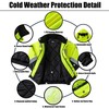 Ubon High Visibility Winter Safety Jackets for Men, Waterproof Reflective