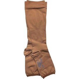 CzSalus 2nd class medical knee-highs (K2) with graduated compression 200 den, without toe (4, Amber)