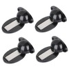 STOBOK Screw-Free Magnetic Door Stopper 4pcs Door Draft Blocker for