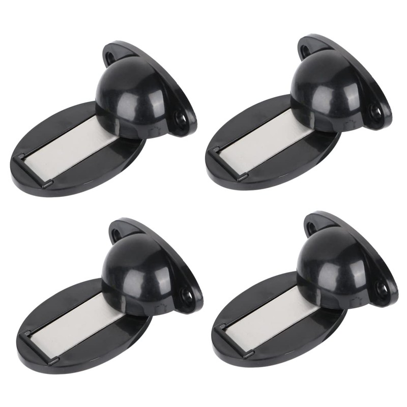 STOBOK Screw-Free Magnetic Door Stopper 4pcs Door Draft Blocker for
