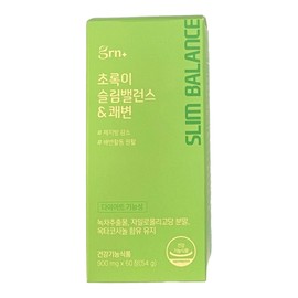 GRN Choroki Slim Balance Kwaebyeon 900mg x 60 capsules / GRN 초록이 슬림밸런스 쾌변 900mg x 60캡슐