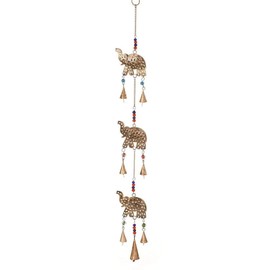 Hanging Bells Beads Wind Chimes (Elephant)