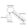 HOKIAMCN I Love You 3000 Keychain for Boyfriend Girlfriend Gift