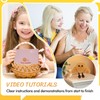 Crochet Kit, Beginner Pizza and Croissant Crochet Kit, Complete Amigurumi