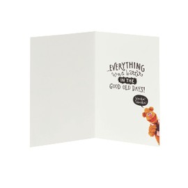UK Greetings | The Muppets Father's Day Card for Grandad | Card for Dad, Grandad, Husband | Him, Boys, Men | Gold Foil Design | With Envelope | 137x210 mm