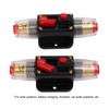 12‑24V Inline Circuit Breaker with Manual Reset Fuse Holder Battery