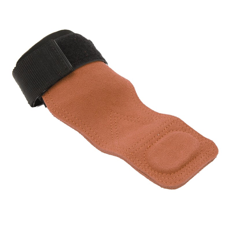 1 Pair Weight Lifting Grip Straps Double Cowskin Deadlifts Pull