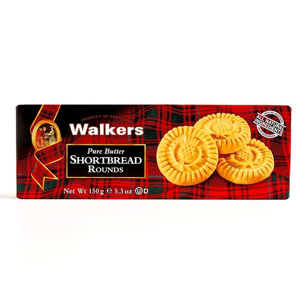 Walkers Shortbread Rounds 5.3 oz each (1 Item Per Order)