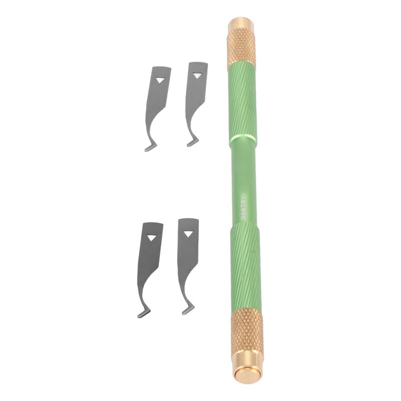 4 In 1 Hobby Knife Set Mesh Carved Pattern Multi