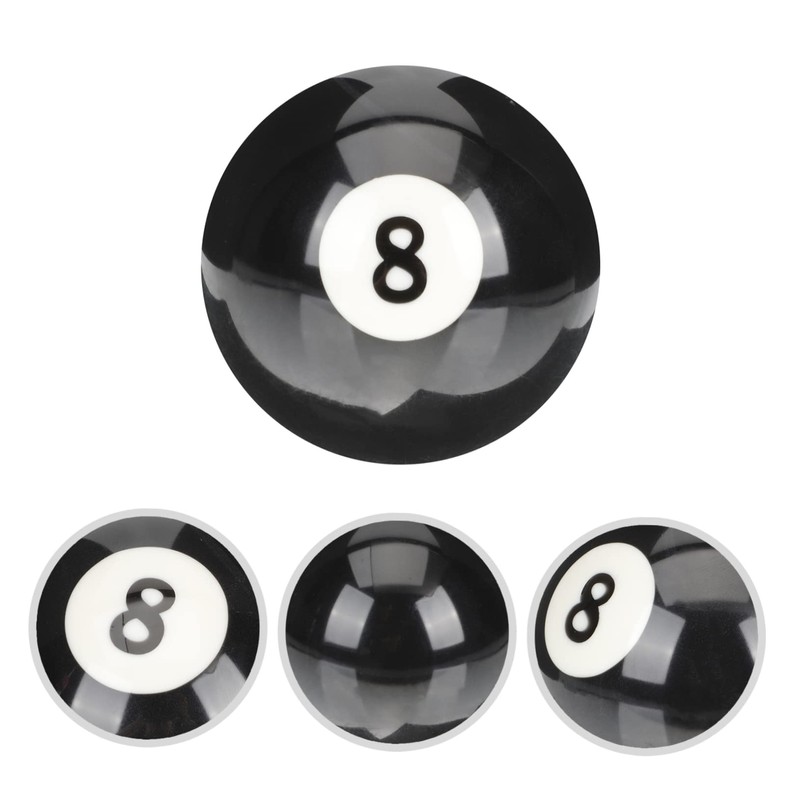 Billiard Black Individual Billiard Balls Pool Balls Cue Trainer USA
