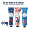 Crema Hidratante Manos Reparadora Extractos Naturales 5pzs