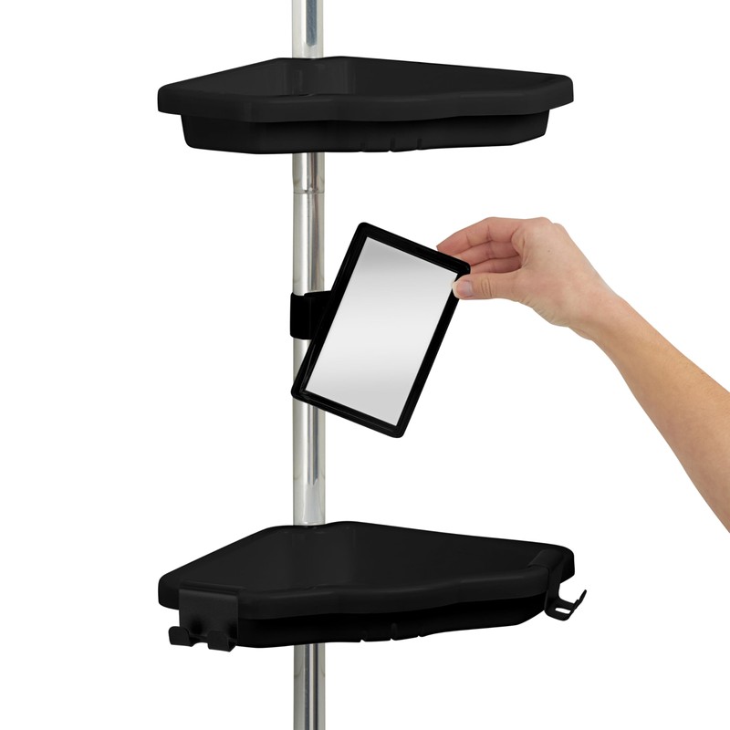 Bath Bliss Aluminum Corner Shower Organizer | 4 Tier |