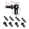 KUNSYOUKIM Gas Damper Connector End Fitting M8 Female Screw M8