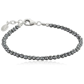 Engelsrufer ERB/20/HA Hematite Women's Bracelet – Sterling Silver Grey 20 "