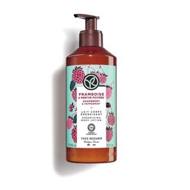 Yves Rocher Locin de leche corporal de Frambuesa y Hierbabuena energizante - 13.2 fl oz.  13.1 onzas lquidas (390 ml)                                 