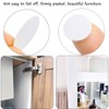 384 Pcs White PVC Screw Hole Stickers, 15mm, Indoor, Round,