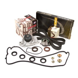 Mizumo Auto MA-9761288968 Timing Belt Kit Water Pump Valve Cover Gasket Compatible With/For Honda Civic CRX 1.5 D15B1 SOHC