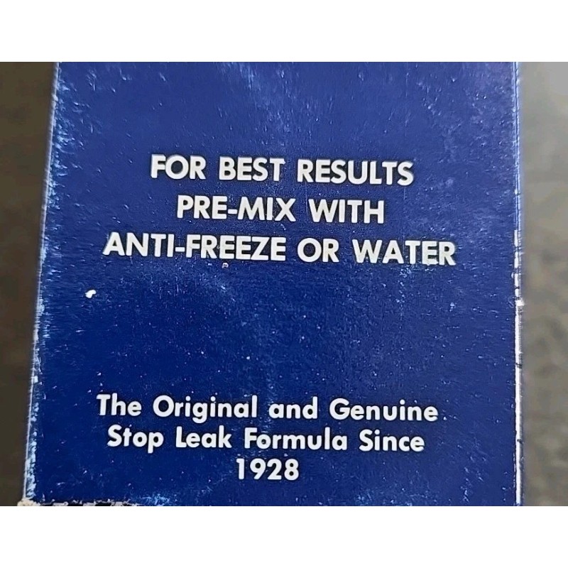 Silver Seal Radiator Sealer Westco Stop Leak SILVER SEAL NOS
