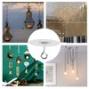 Crhexpva No Hole Adhesive Ceiling Hooks for Hanging Light Plants,Sticky