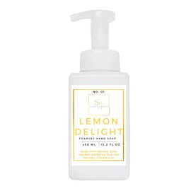 Scarlet Gardener Organic Foaming Hand Soap, 15.2 fl oz, Scented (Lemon Delight)