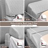 4 Modes Pillow Wedge for Headboard Gap, Foldable Bed Wedge