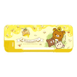 Mitsubishi Pencil Rilakkuma P1502BT107 Pencil Case, Double-Opening