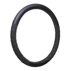 Truck Tuff™ Heavy-Duty Truck Steering Wheel Cover, Anti-Slip, Molded Grips - Car, Truck, SUV Accessories, Universal Fit for 15” to 16” Steering Wheels - (Black)