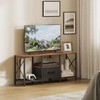 JARHETUN TV Stand with Fabric Drawer, Entertainment Center for 50