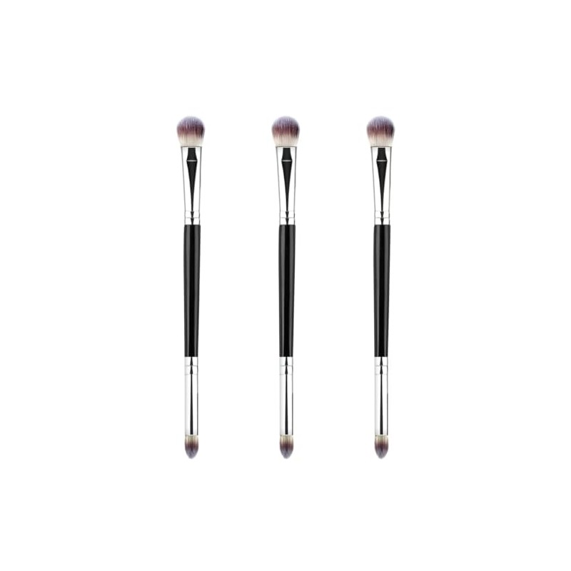 MUIIGOOD Juego De 3 Brochas Para Sombras De Ojos, Ideales