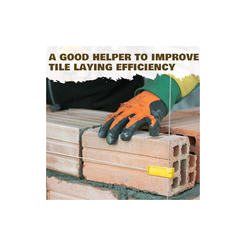 2 Pairs 4 Inch Line Blocks Masonry String Lines Concrete