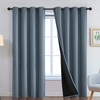 Yakamok Full Blackout Curtains 96 Inches Long,Blackout Curtain Panels for