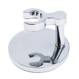 amleso Stable Stainless Steel Male Double Edged Safety Shaving Shaver Stand Holder Razor Stand for Men Razor Holder Metal Shaving Razor Stand Razor Holder Travel Shave Razor Holder Gift for Men