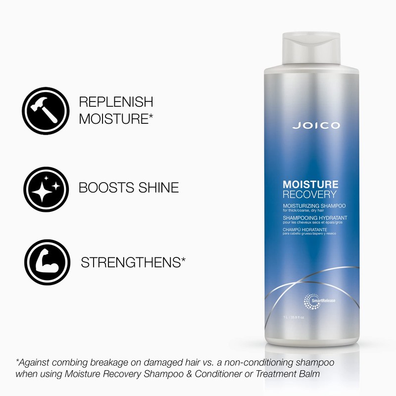 Joico Moisture Recovery Moisturizing Shampoo & Conditioner Set | Replenish